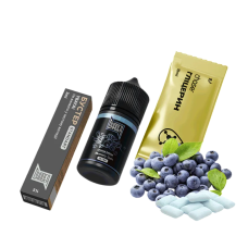 Рідина Chaser Salt Black Blueberry Gum limited Ultra 30 мл 50 мг Чорнична Жуйка Самозаміс