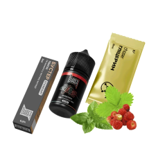 Рідина Chaser Salt Black Wild Strawberry Mint Ultra 30 мл 65 мг Суниця, М'ята Самозаміс