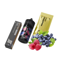 Жидкость Chaser Salt Lux Blueberry Raspberry Ultra 30 мл 50 мг Черника Малина Самозамес