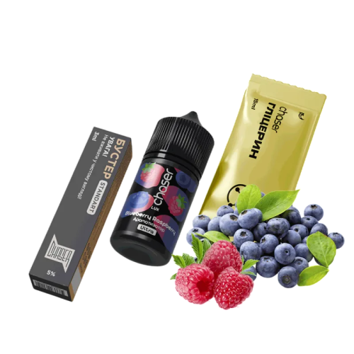 Рідина Chaser Salt Lux Blueberry Raspberry Ultra 30 мл 50 мг Чорниця Малина Самозаміс