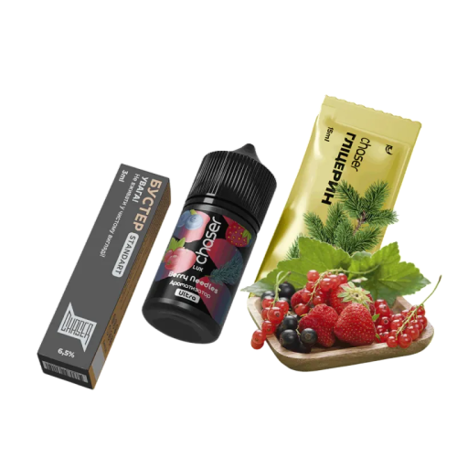 Рідина Chaser Salt Lux Berry Needles Ultra 30 мл 65 мг Ягоди Ялинка Самозаміс
