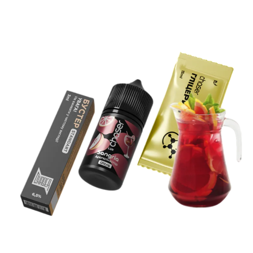Рідина Chaser Salt Lux Sangria Limited Ultra 30 мл 65 мг Сангрія Самозаміс