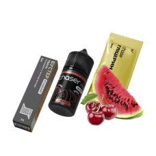Рідина Chaser Salt Mix Cherry Watermelon 30 мл 50 мг Вишня Кавун Самозаміс Рідина Chaser Salt Mix Cherry Watermelon 30 мл 50 мг Вишня Кавун Самозаміс