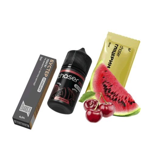 Рідина Chaser Salt Mix Cherry Watermelon 30 мл 65 мг Вишня Кавун Самозаміс