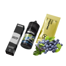 Рідина Chaser Salt Nova Blueberry&Basil Ultra 30 мл 50 мг Чорниця Базилік Самозаміс Рідина Chaser Salt Nova Blueberry&Basil Ultra 30 мл 50 мг Чорниця Базилік Самозаміс