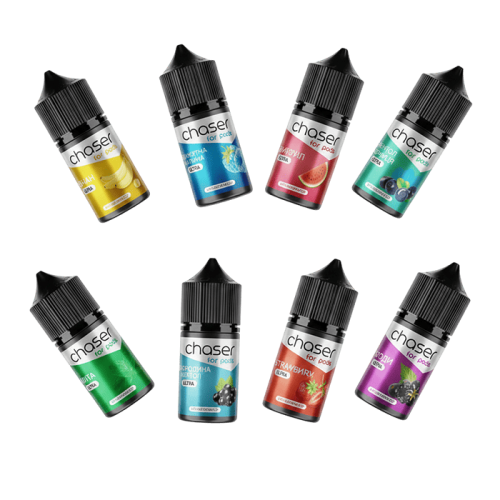 Жидкость Chaser Salt Blue Raspberry Ultra 30 мл 65 мг Черника Малина Самозамес