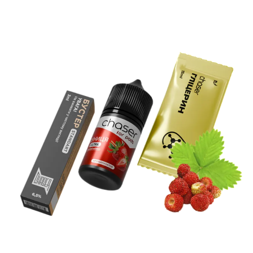 Рідина Chaser Salt Strawberries Limited Ultra 30 мл 65 мг Суниця Самозаміс