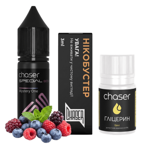Жидкость Chaser Salt Special Berry Mystery One 15 мл 50 мг Мистери Ван Самозамес