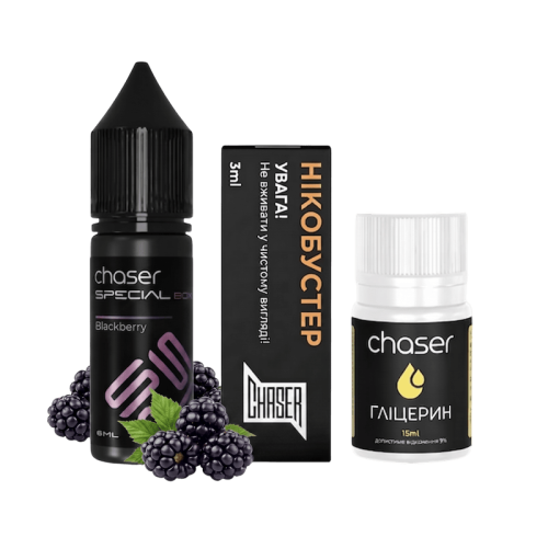 Жидкость Chaser Salt Special Berry Blackberry 15 мл 65 мг Ежевика Самозамес