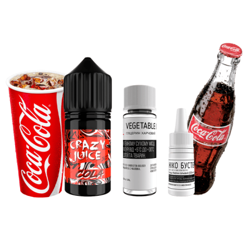 Жидкость Crazy Salt Juice Cola 30 мл 50 мг Кола Самозамес
