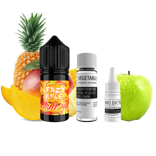 Жидкость Crazy Salt Juice Fruit Mix 30 мл 50 мг Фруктовый Микс Самозамес