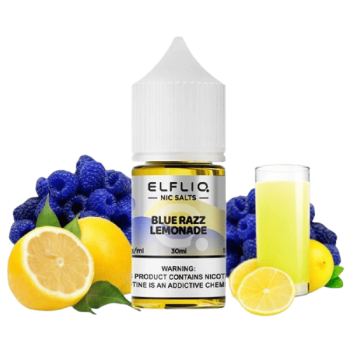Жидкость Elf Liq Salt Blue Razz Lemonade 30 мл 50 мг Синяя малина Лимонад Самозамес