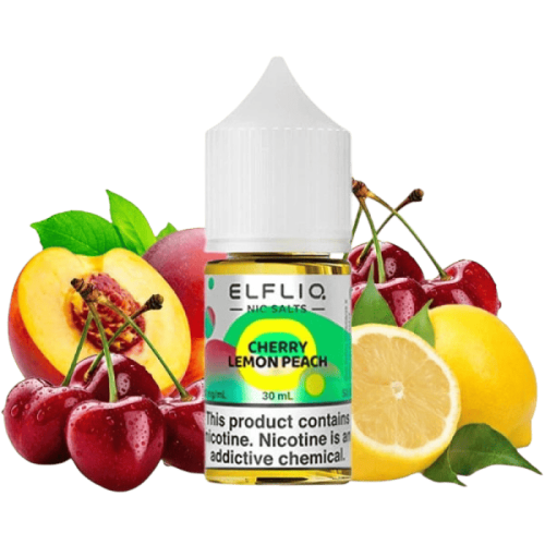 Жидкость Elf Liq Salt Cherry Lemon Peach 30 мл 50 мг Вишня Лимон Персик Самозамес