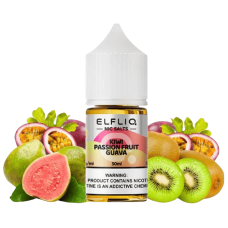 Жидкость Elf Liq Salt Kiwi Passion Fruit Guava 30 мл 50 мг Киви Маракуйя Гуава Самозамес Жидкость Elf Liq Salt Kiwi Passion Fruit Guava 30 мл 50 мг Киви Маракуйя Гуава Самозамес