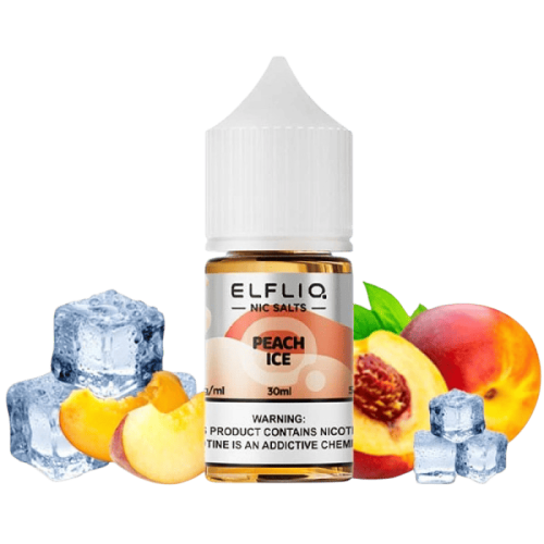 Жидкость Elf Liq Salt Peach Ice 30 мл 50 мг Персик Лед Самозамес