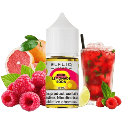 Жидкость Elf Liq Salt Pink Lemonade Sod 30 мл 50 мг Розовый Лимонад Сода Самозамес