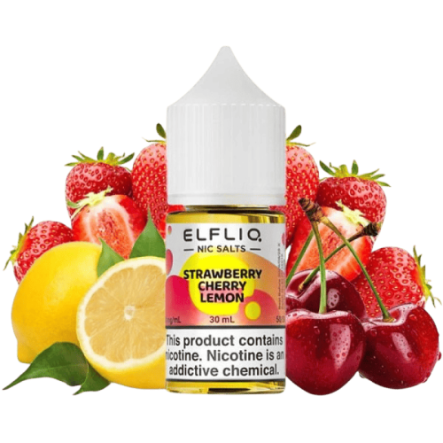 Жидкость Elf Liq Salt Strawberry Cherry Lemon Peach 30 мл 50 мг Клубника Вишня Лимон Самозамес