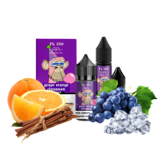 Рідина Flavorlab Salt FL350 Ice Grape Orange Сinnamon 30 мл 50 мг Виноград Апельсин Кориця Лід Самозаміс Рідина Flavorlab Salt FL350 Ice Grape Orange Сinnamon 30 мл 50 мг Виноград Апельсин Кориця Лід Самозаміс
