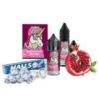 Рідина Flavorlab Salt FL350 Ice Pomegranate Menthol  30 мл 50 мг Гранат Ментол Лід Самозаміс