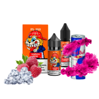 Рідина Flavorlab Salt FL350 Ice Raspberry Energy 30 мл 50 мг Малиновий Енергетик Лід Самозаміс