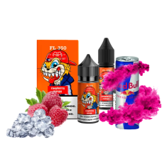 Рідина Flavorlab Salt FL350 Ice Raspberry Energy 30 мл 50 мг Малиновий Енергетик Лід Самозаміс