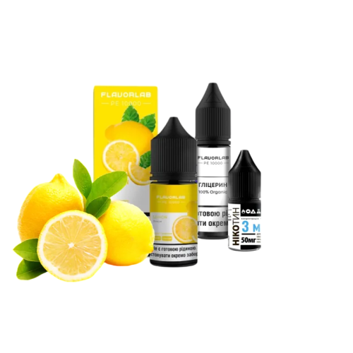 Рідина Flavorlab Salt PE 10000 Lemon 30 мл 50 мг Лимон Самозаміс