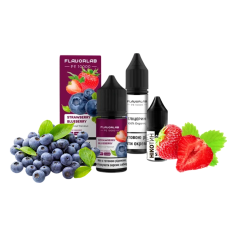 Рідина Flavorlab Salt PE 10000 Strawberry Blueberry 30 мл 50 мг Полуниця Чорниця Самозаміс Рідина Flavorlab Salt PE 10000 Strawberry Blueberry 30 мл 50 мг Полуниця Чорниця Самозаміс