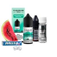 Рідина Flavorlab Salt Triple Strong Watermelon Menthol 30 мл 65 мг Арбуз Ментол Самозаміс