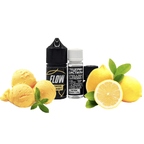 Жидкость Flow Salt Lemon Sorbet 30 мл 50 мг Лимонный Сорбет Самозамес