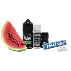 Жидкость Flow Salt Watermelon Menthol 30 мл 50 мг Арбуз Ментол Самозамес