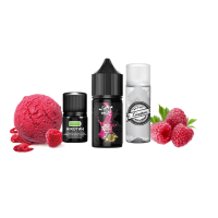 Рідина Hype Salt Black Salt Ice Cream Raspberry 30 мл 50 мг Морозиво Малина Самозаміс