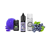 Жидкость Hype Salt Kit Blueberry Ice Cream 15 мл 50 мг Черничное Мороженое Самозамес