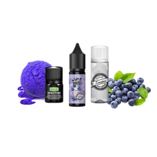 Жидкость Hype Salt Kit Blueberry Ice Cream 15 мл 50 мг Черничное Мороженое Самозамес