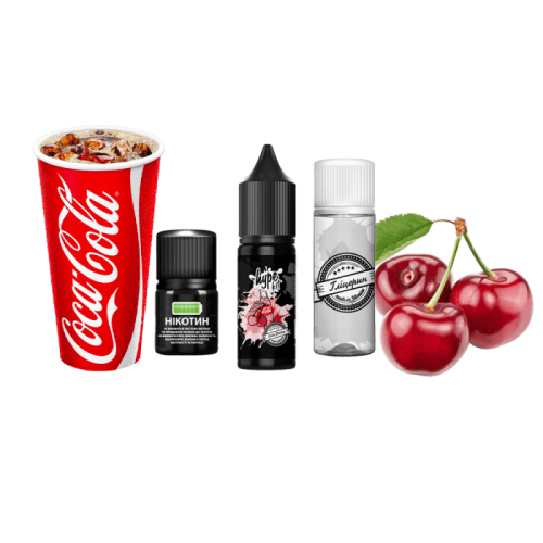 Жидкость Hype Salt Kit Cola Cherry 15 мл 50 мг Кола Вишня Самозамес