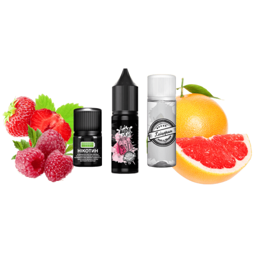 Жидкость Hype Salt Kit Pink Lemonade 15 мл 50 мг Розовый Лимонад Самозамес