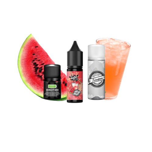 Жидкость Hype Salt Kit Watermelon Soda 15 мл 50 мг Арбузная Содовая Самозамес