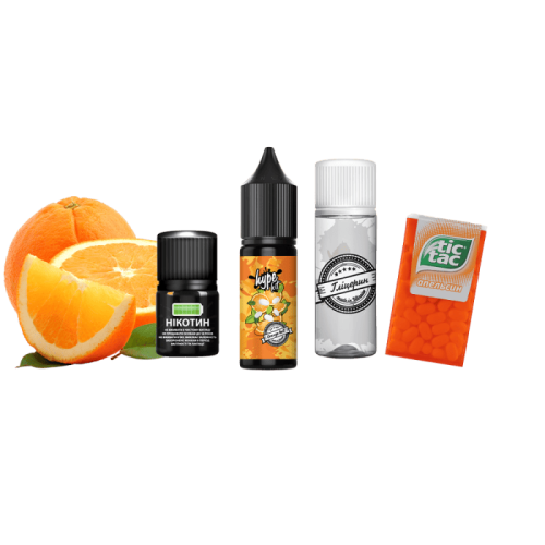 Жидкость Hype Salt Kit Orange Ball 15 мл 50 мг Оранж Бол Самозамес