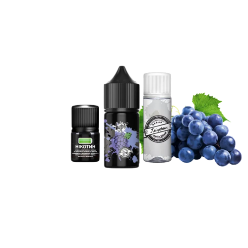 Рідина Hype Salt Kit Grape 30 мл 50 мг Виноград Самозаміс