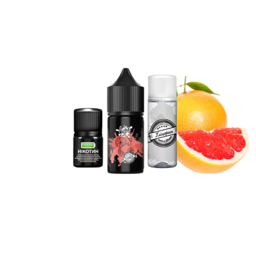 Рідина Hype Salt Kit Grapefruit 30 мл 50 мг Грейпфрут Самозаміс