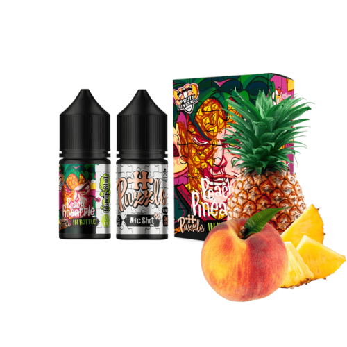 Жидкость In Bottle Salt Puzzle Pineapple Peach 30 мл 50 мг Ананас Персик Самозамес