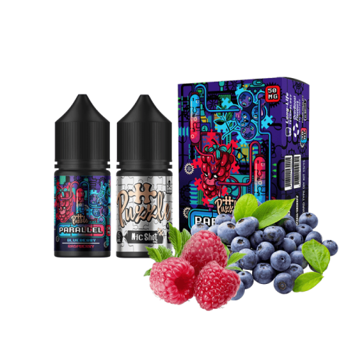 Жидкость In Bottle Salt Parallel Puzzle Blueberry Raspberry 30 мл 50 мг Черника Малина Самозамес