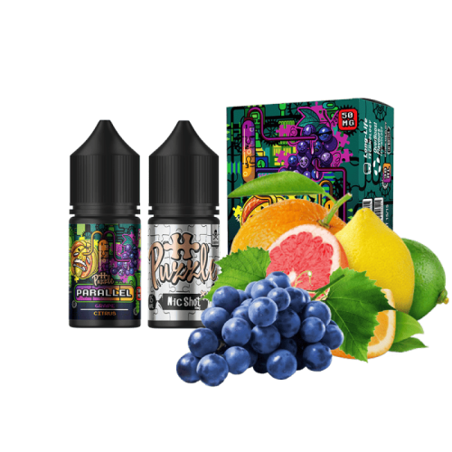 Рідина In Bottle  Salt Parallel Puzzle Grape Citrus 30 мл 50 мг Виноград Цитруси Самозаміс