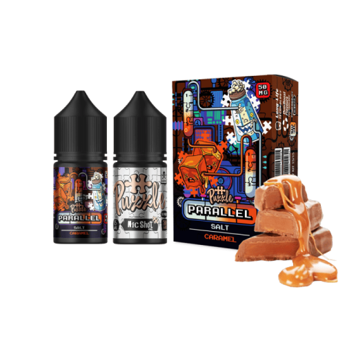 Рідина In Bottle  Salt Parallel Puzzle Salt Caramel 30 мл 50 мг Солона карамель Самозаміс