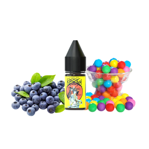 Рідина Eight by Katana Salt Blueberry Bubble Gum 10 мл 50 мг Чорнична Жуйка