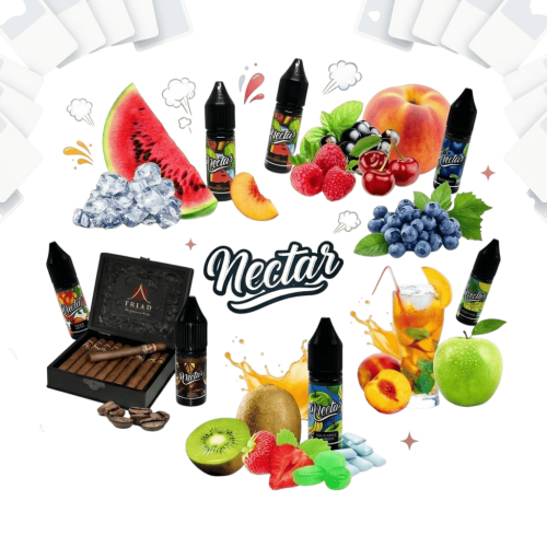 Рідина Nectar Salt Raspberry 10 мл 50 мг Малина