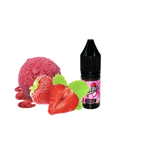Рідина Nectar Salt Strawberry Ice Cream 10 мл 50 мг Полуничне Морозиво