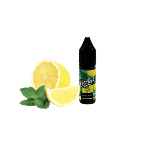 Рідина Nectar Salt Lemon Mint 15 мл 50 мг Лимон М'ята
