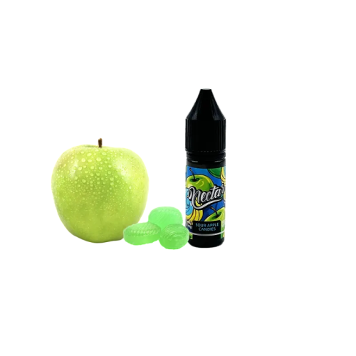 Рідина Nectar Salt Sour Apple Candies 15 мл 50 мг Кислі Яблучні Цукерки