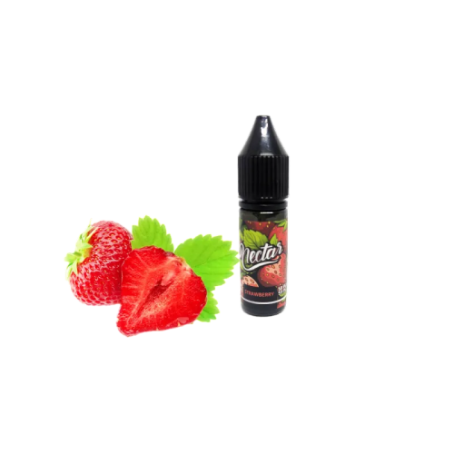 Рідина Nectar Salt Strawberry 15 мл 50 мг Полуниця