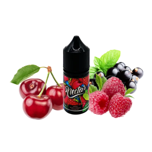 Рідина Nectar Salt Cherry Black Currant Raspberry 30 мл 50 мг Смородина Вишня Малина